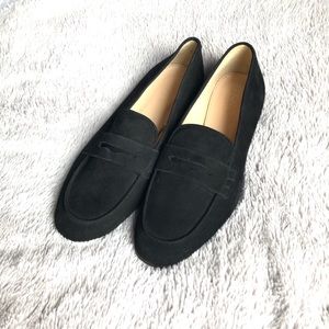 J.Crew Black Suede Felix Loafer
